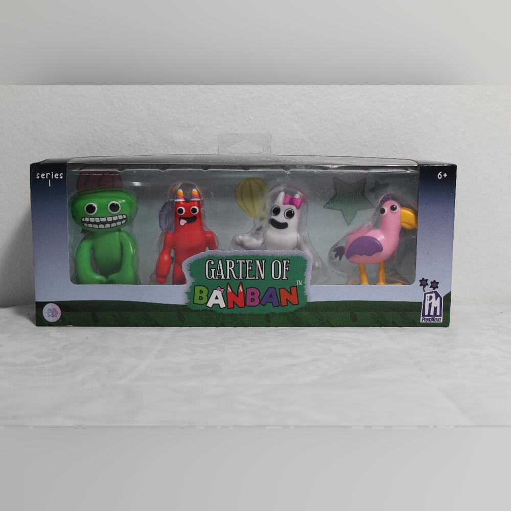 Green and Red Action Figures Garten of Ban Bam Series 1 Playset